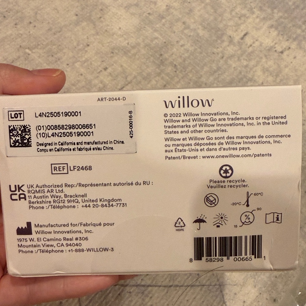 Willow Go Flange Set Size 24mm - Picture 2 of 4